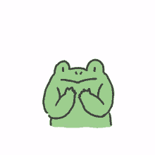 frog love cute dance
