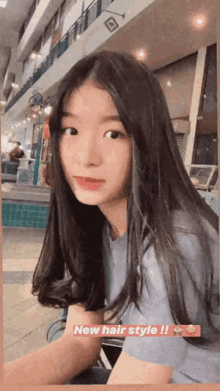 Stang Bnk48 New Hair Style GIF - Stang Bnk48 Bnk48 New Hair Style GIFs