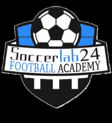 soccerlab24 soccer football football academy logo