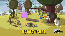 Lumpy Space Princess Hay Gurl GIF - Adventure Time Lumpy Space Princess Hay Gurl GIFs