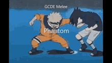 melee naruto fight sasuke