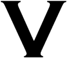 venus letter v logo