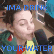Katy Bentz Water GIF - Katy Bentz Water Drink Water GIFs