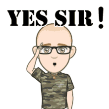 Military Salute GIF - Military Salute Yes Sir GIFs