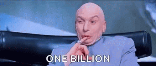 Dr Evil One Billion GIF - Dr Evil One Billion Mike Meyers - Discover &amp; Share GIFs