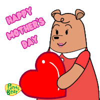 Happy Mothers Day Love You Mo Sticker - Happy Mothers Day Love You Mo Pants Bear Stickers