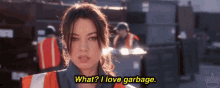 Parks And Rec April Ludgate GIF - Parks And Rec April Ludgate What I Love Garbage GIFs