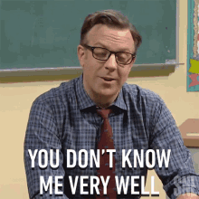 You Dont Know Me Very Well Jason Sudeikis GIF - You Dont Know Me Very Well Jason Sudeikis Saturday Night Live GIFs