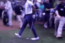 Tiger Woods The Masters GIF - Tiger Woods The Masters Security Guard GIFs