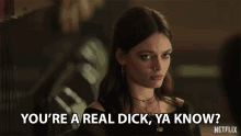 Youre A Real Dick Ya Know Maeve Wiley GIF - Youre A Real Dick Ya Know Maeve Wiley Emma Mackey GIFs