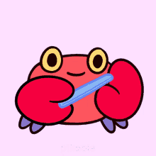 Polishing Claw Crabby Crab GIF - Polishing Claw Crabby Crab Pikaole GIFs
