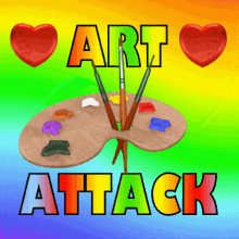 Art Attack Heart Attack GIF - Art Attack Heart Attack Art GIFs