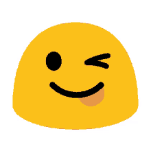 wink smiley emoji silly