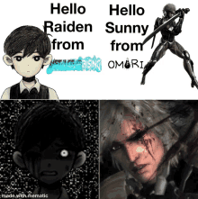 Sunny Omori Metal Gear Rising GIF - Sunny Omori Metal Gear Rising GIFs