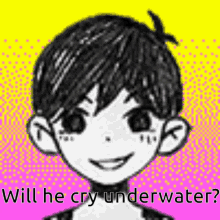 Will He Cry Underwater Omori GIF - Will He Cry Underwater Omori Omori Tenor GIFs
