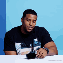 bobby wagner squinting eyes i swear to hair comb hair brush