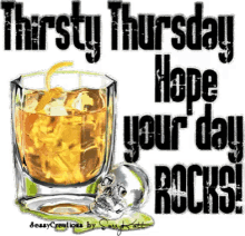 Thirsty Thursday Hope Your Day Rocks GIF - Thirsty Thursday Hope Your Day Rocks GIFs