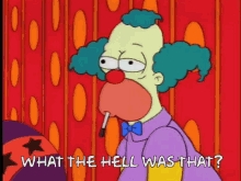 The Simpson Krusty GIF - The Simpson Krusty Wth GIFs