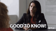 Good To Know Good Stuff GIF - Good To Know Good Stuff Thank You For Telling Me GIFs