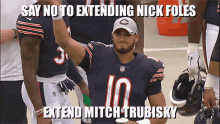 Extend Mitch Trubisky Nick Foles GIF - Extend Mitch Trubisky Mitch Trubisky Trubisky GIFs