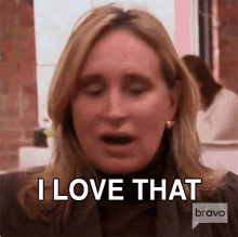 i love that real housewives of new york i like that i love it i love that so much