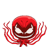 Points Up Carnage Sticker - Points Up Carnage Up Stickers