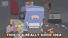 This Is A Really Good Idea Towelie GIF - This Is A Really Good Idea Towelie South Park GIFs