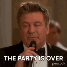 The Party Is Over Jack Donaghy GIF - The Party Is Over Jack Donaghy 30rock GIFs
