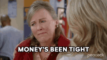Moneys Been Tight Pearline GIF - Moneys Been Tight Pearline Catherine O Hara GIFs