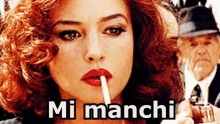 Malena Monica Bellucci Mi Manchi Triste GIF - Malena Monica Bellucci I Miss You GIFs
