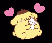 Pom Pom Purin Sanrio GIF - Pom Pom Purin Sanrio Hug GIFs