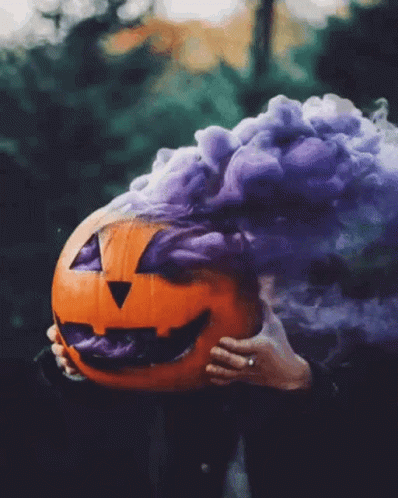 Smoke Purple Smoke GIF - Smoke Purple Smoke Pumpkin - Discover &amp; Share GIFs
