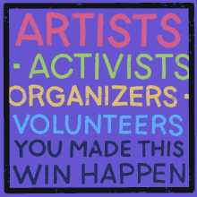 Artists Activists Organizers GIF - Artists Activists Organizers Volunteers GIFs