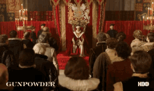 Throne Throne Room GIF - Throne Throne Room Audience GIFs