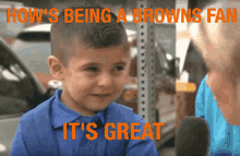 kid crying cleveland browns football