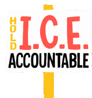 Hold Ice Accountable Immigration Sticker - Hold Ice Accountable Ice Immigration Stickers