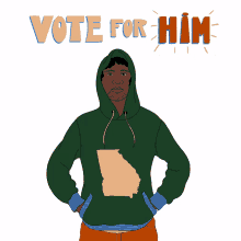 vote for him black man vote for me african american black lives matter