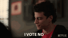 I Vote No Adam Dimarco GIF - I Vote No Adam Dimarco Randall Carpio GIFs