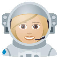 Astronaut Joypixels Sticker - Astronaut Joypixels Lets Go To Space Stickers