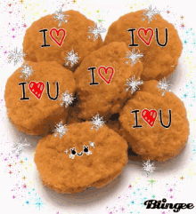 I Love You Mcnuggets GIF - Chicken Nuggets Nuggets I Love You GIFs