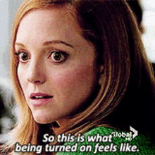 glee emma pillsbury so this is what being turned on feels like being turned on