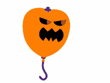 balloon pumpkin pumkin balloon evil pumpkin scary pumpkin