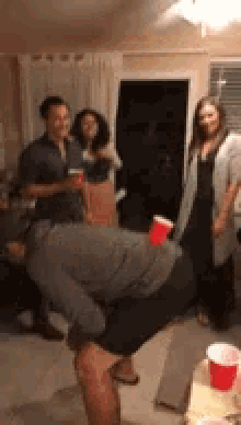 flip cup booty bounce party game
