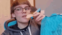 eating chips