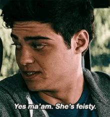 Peter Kavinsky Feisty GIF - Peter Kavinsky Feisty Yes GIFs