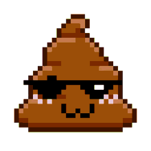 funny shit pixel pixel art poop