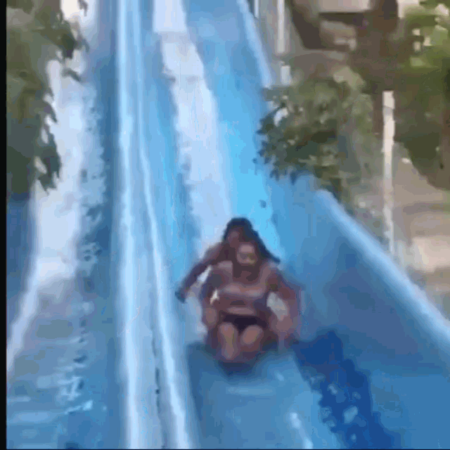 Fail Water Slide GIF.