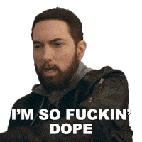 Im So Fuckin Dope Eminem Sticker - Im So Fuckin Dope Eminem Gnat Song Stickers