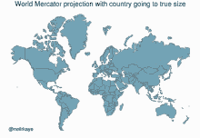 Mercator Vs True World Map True Coutry Size GIF - Mercator Vs True World Map True Coutry Size Original World Map GIFs