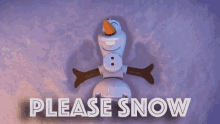 Please Snow Olaf GIF - Please Snow Olaf Snow Angel GIFs